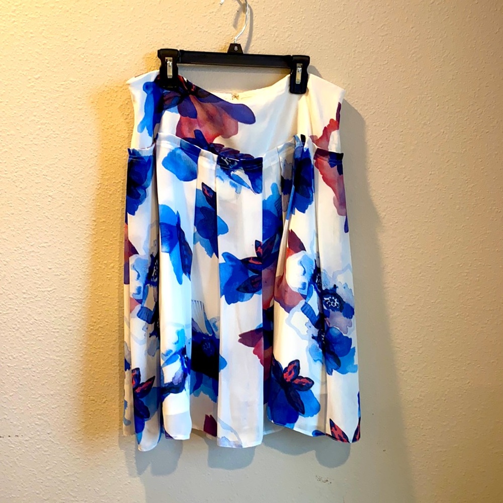 Banana republic floral print skirt